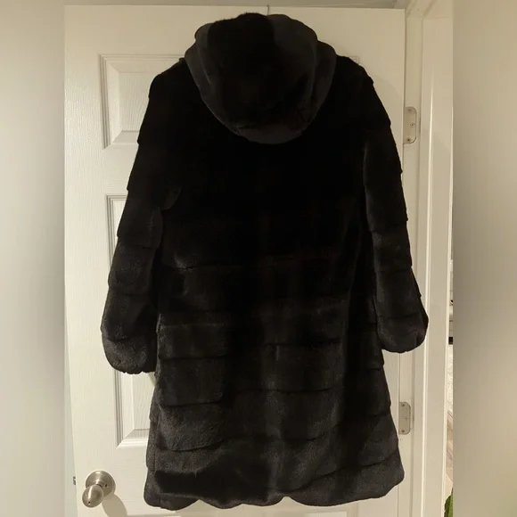 Dark brown women winter coat